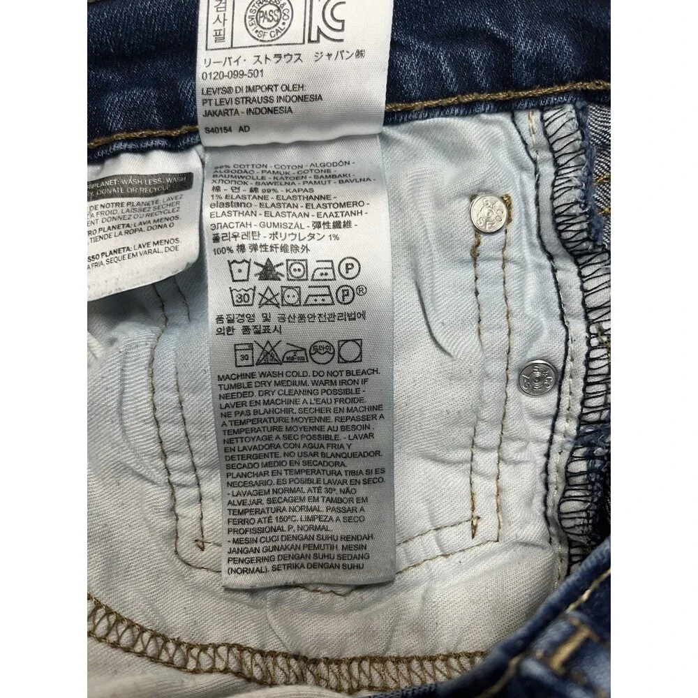 Levi's 511 Denim Slim Fit Men's Jeans 34x34 